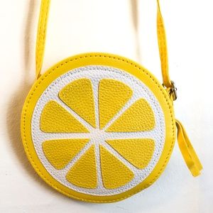 Lemon Purse, Fruit bag, crossbody